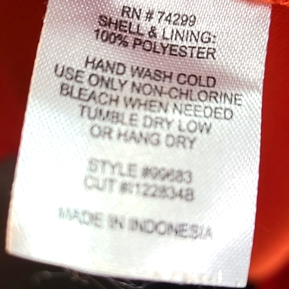 Sweet Storm Chiffon Orange Dress with Tan & White Around the Bottom, Size 20W - Picture 8 of 9